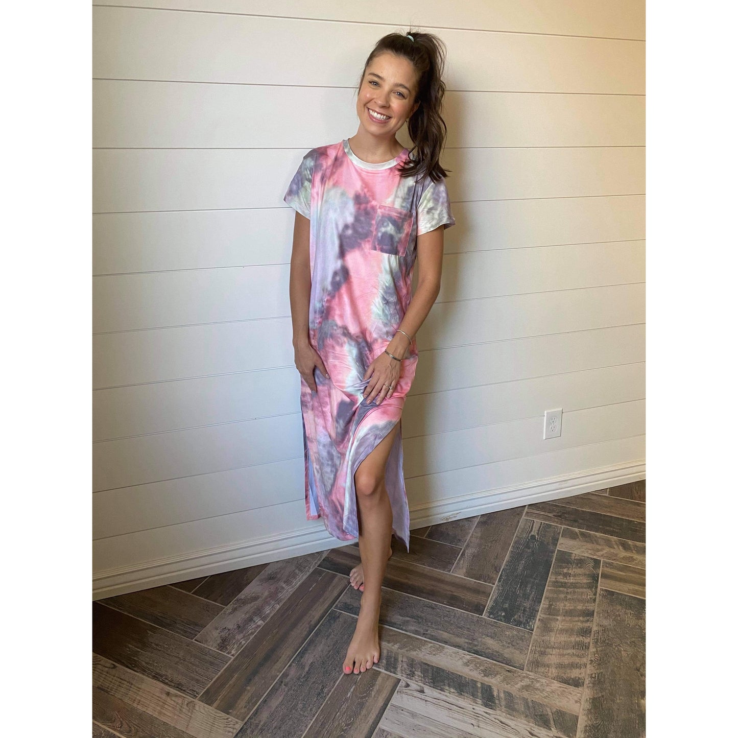 Tie Dye Long Dress